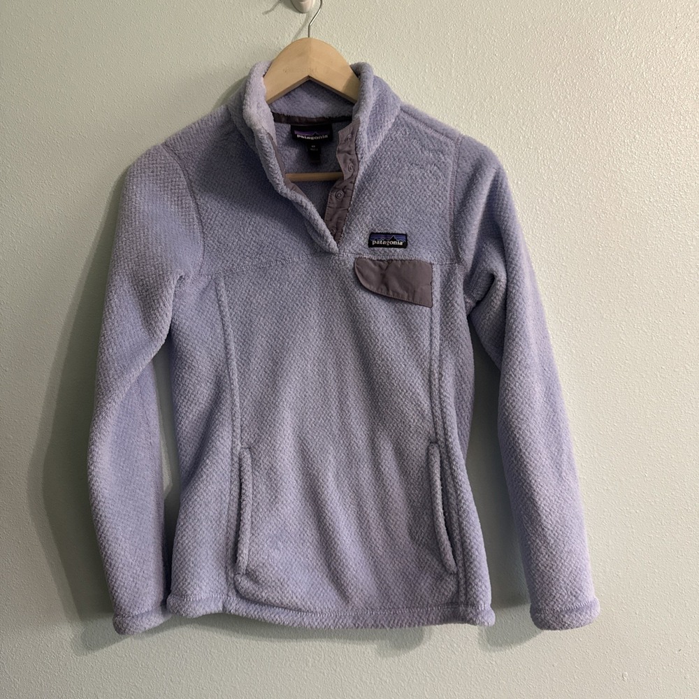 Patagonia Women's Re-Tool Snap T Pullover Jacket Polartec Fleece Sz XS